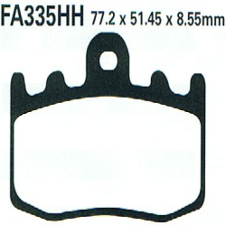 EBC BRAKE PAD SET SINTERED FA335HH
